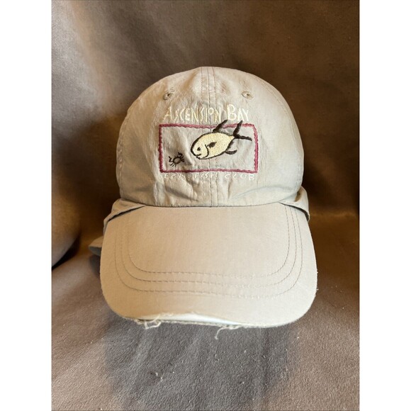 ASCENSIN BAY FISHING BALL CAP HAT IMPERIAL HEADWEAR ADJUSTABLE SUN PROTECTION - Picture 1 of 10